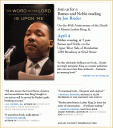 Invitation to Jon Rieder reading of MLK book